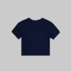 Girl Navy Blue Crew Neck T-Shirt