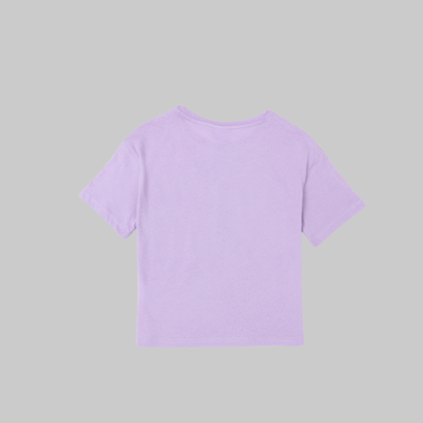 Girl Lilac Crew Neck T-Shirt
