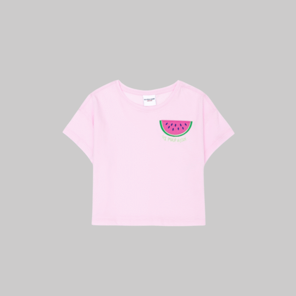 Girl Magnolia Crew Neck T-Shirt