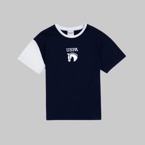 Boy Navy Blue Crew Neck Oversize T-Shirt