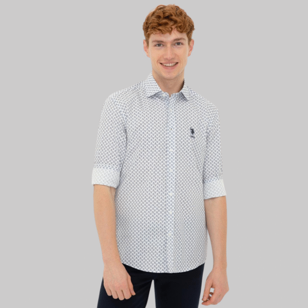 Men's Ecru Shirt Long Sleeve
