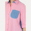 Women's Pink Long Sleeve Tunic Shirt