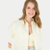 Women's Light Yellow Long Sleeve Shirt
