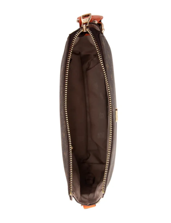 Pierre Cardin Brown Crossbody Bag