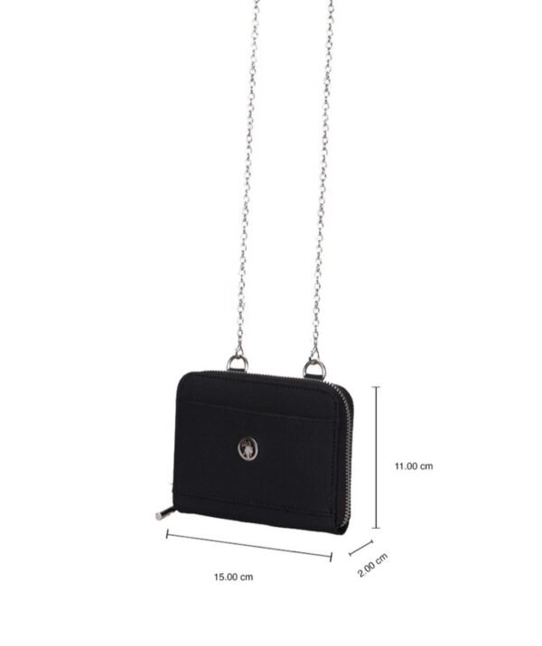 U.S. Polo ASSN Black Shoulder bag + Wallet duo
