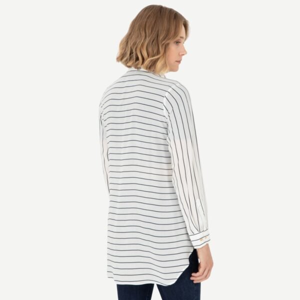 Women's Navy Blue Long Sleeve Shirt