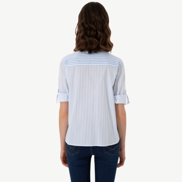 women's long sleeve striped shirt