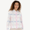 Women's violet long sleeve shirt