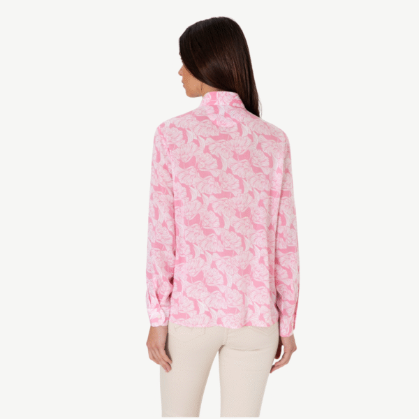 Women's Pink Long Sleeve Shirt