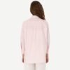 Women's Light Pink Striped Long Sleeve Shirt