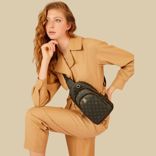 Pierre Cardin Black Crossbody Bag