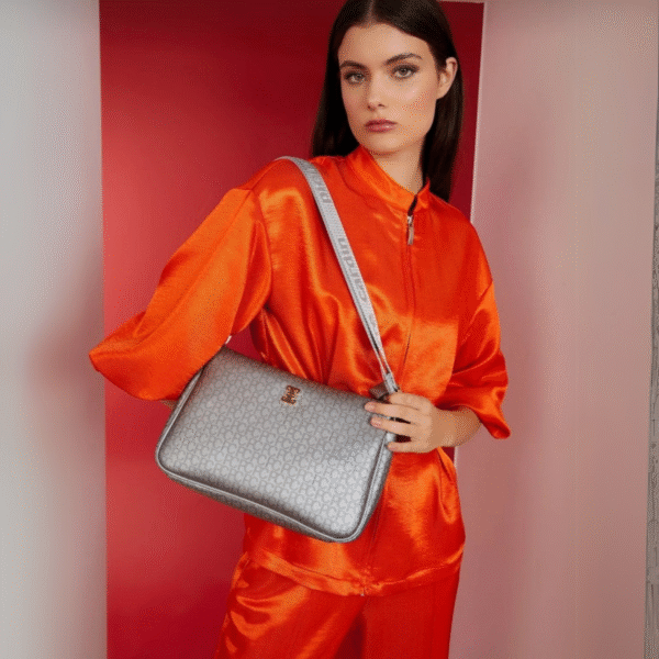 Pierre Cardin Platinum Small Alphabet Women's Shoulder Bag