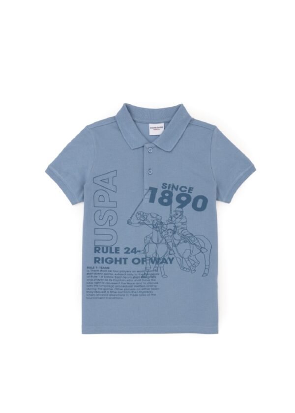 USPA Boy Blue Polo T-shirt