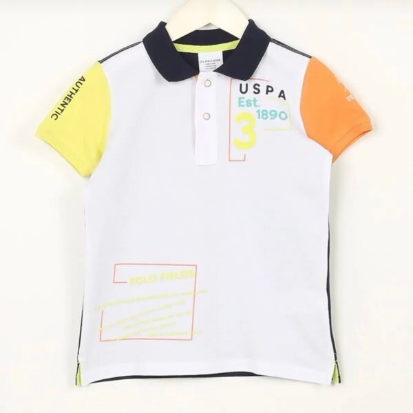 U.S.Polo.Assn white Boys T-shirt