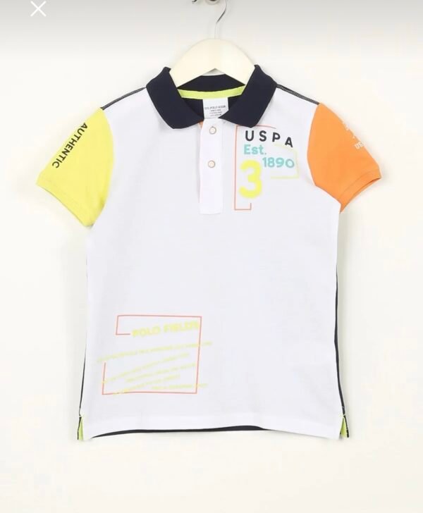 U.S.Polo.Assn white Boys T-shirt