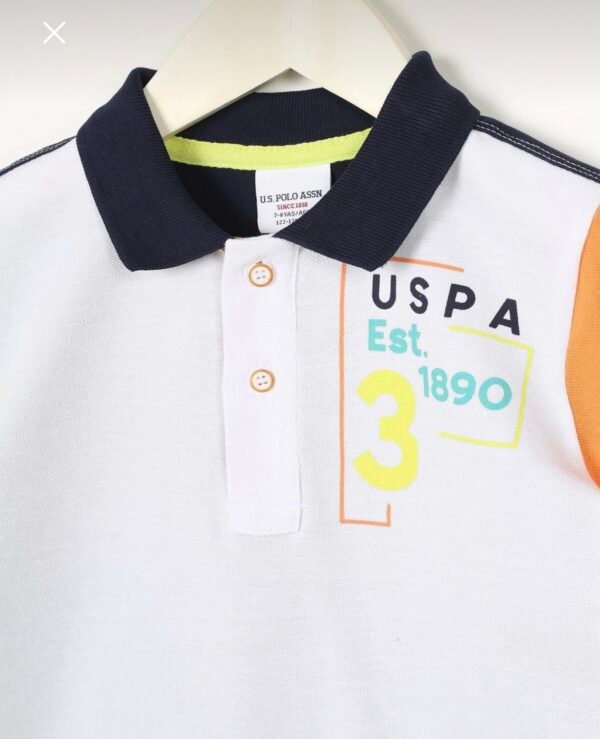 U.S.Polo.Assn white Boys T-shirt