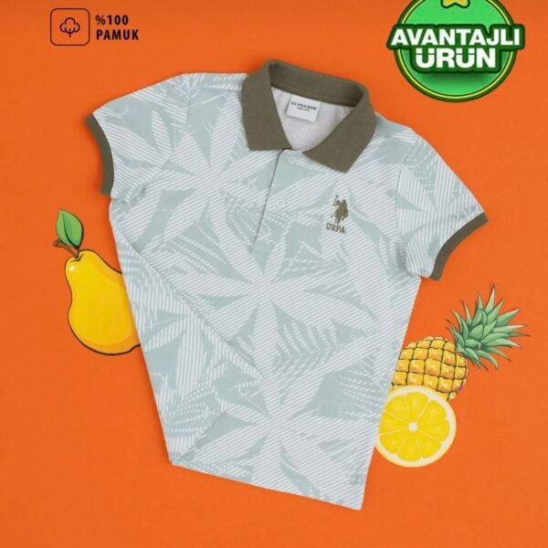 U.S.Polo.Assn Boys water Green T-Shirt