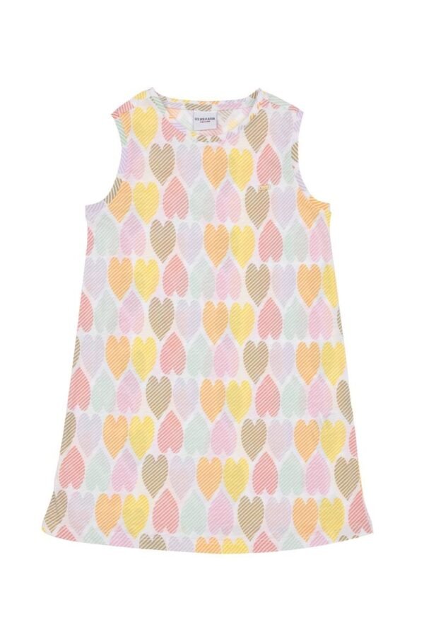 Girl's Salmon Knitted Dress