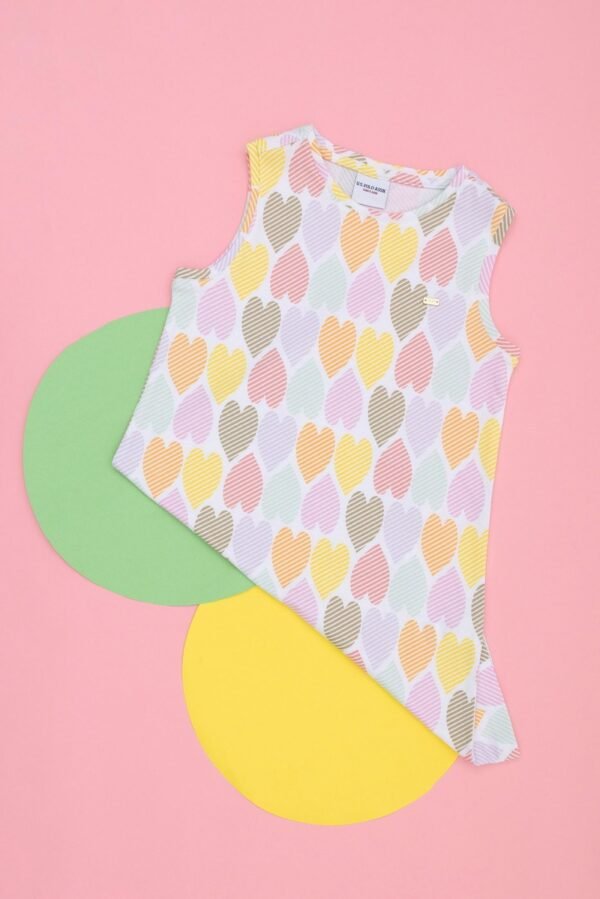 Girl's Salmon Knitted Dress