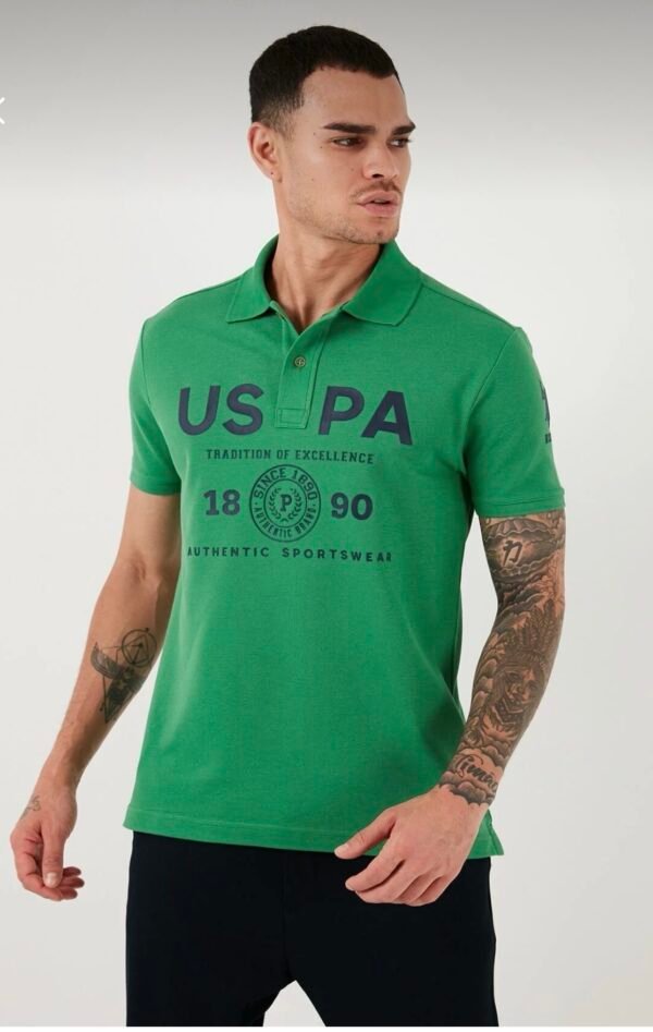 U.S.Polo.Assn Men’s Slim Fit Polo Neck T-shirt