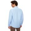 Slim Fit Blue Classic Tie Collar Long Sleeve