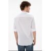 Men's White Long Sleeve Basic Shirt