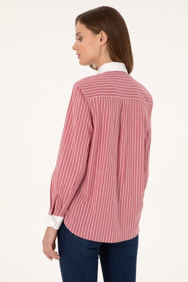 Women's Cherry Striped Long Sleeve Shirt