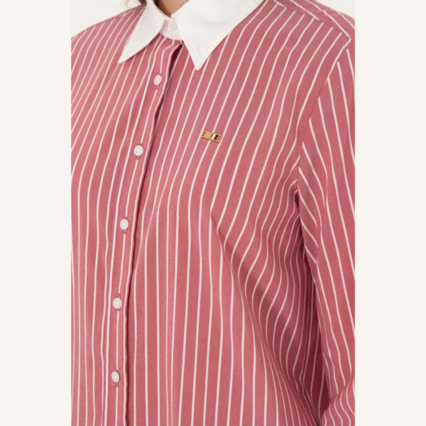 Women's Cherry Striped Long Sleeve Shirt