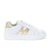 U.S. Polo Assn. White & Gold Sneakers