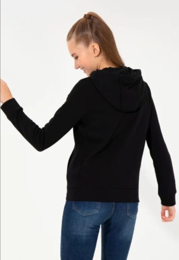 Women's Black Basic Sweatshirt