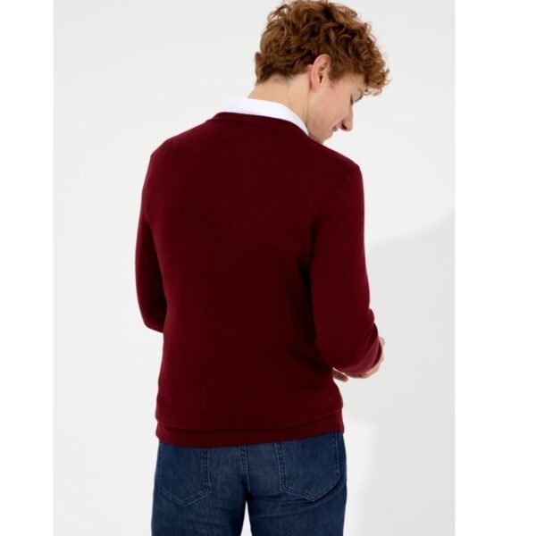 Men's red sweater