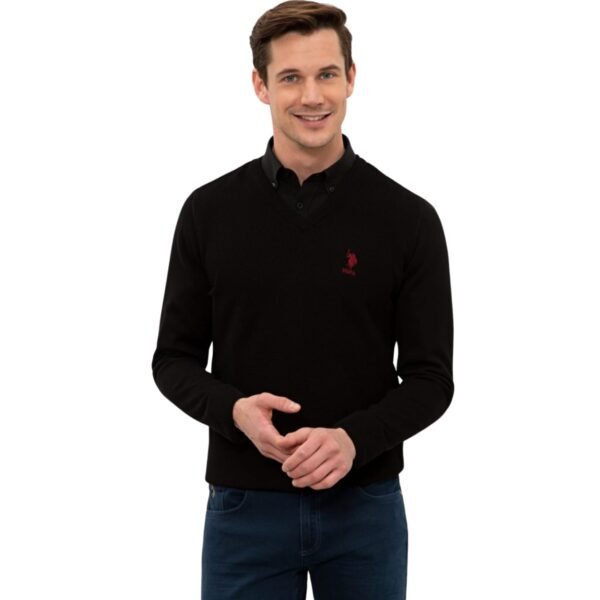 Men's black sweater