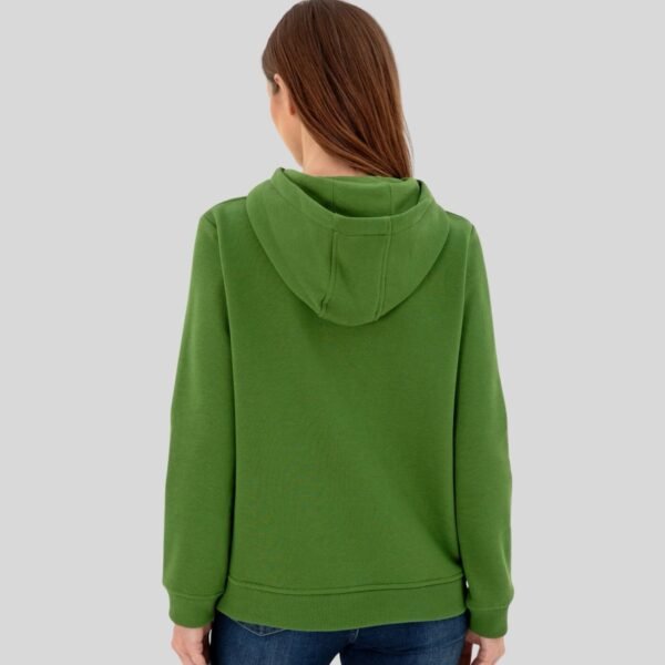 المرأة الخضراء مقنعين البلوز الأساسي