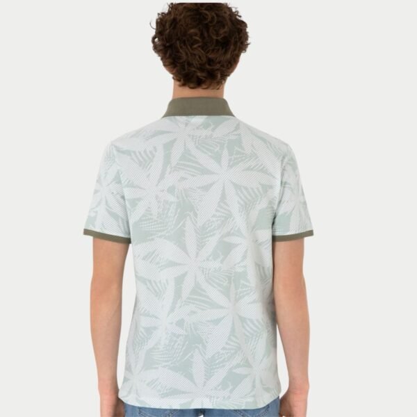 website-1-12 Men’s Regular Fit Polo Neck Water Green T-Shirt