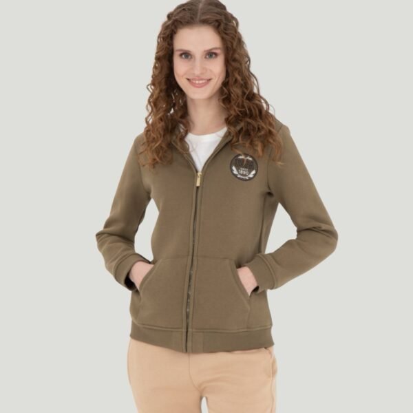 Women's Khaki Sweatshirte