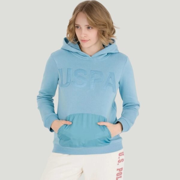 Women’s Blue Hooded Sweatshirt