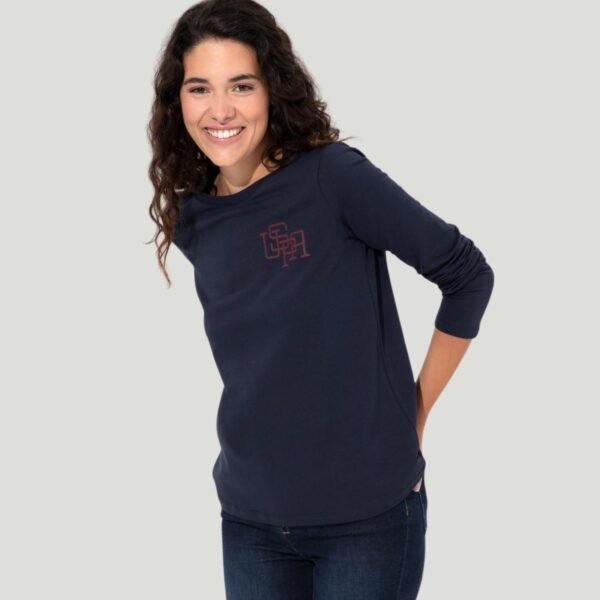 Women's Navy Blue Sweatshirt