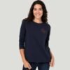 Women's Navy Blue Sweatshirt