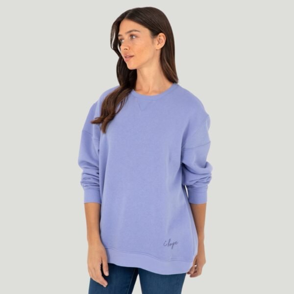 Women's Lilac Crew Neck Sweatshirt