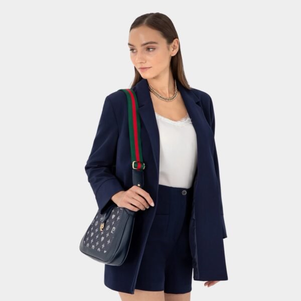 Black Denim Shoulder Bag