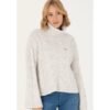 Woman’s white pullover