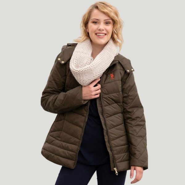 Women's Dark Khaki Coat