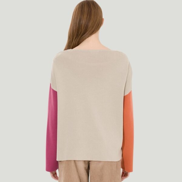 Women's Stone Melange Crew Neck Pullover