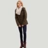 Women's Dark Khaki Coat