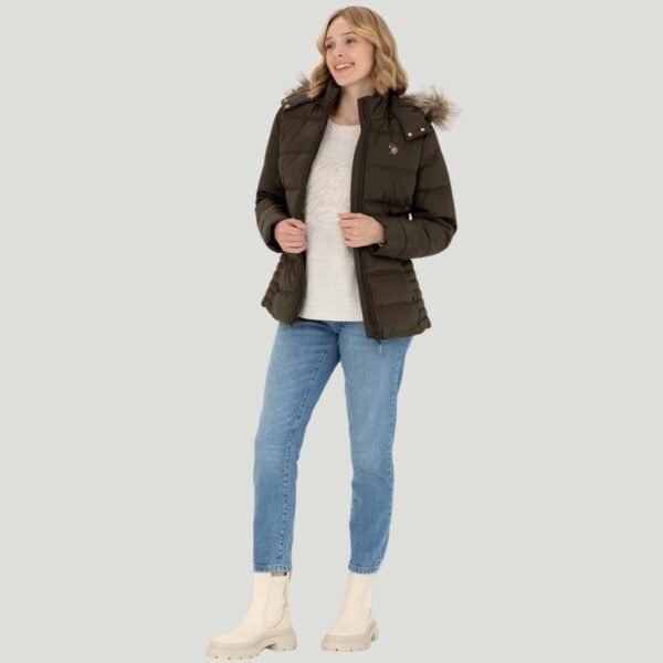 Women's Open Khaki Coat