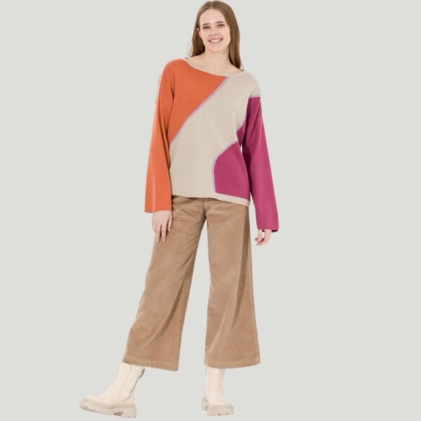 Women's Stone Melange Crew Neck Pullover