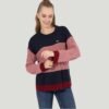 Women's Navy Blue Pullover