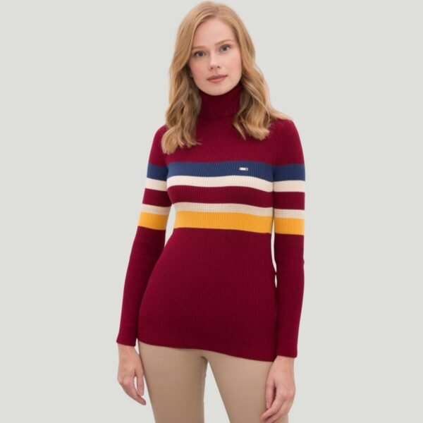 Woman’s Red Pullover