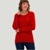 Women's Tile Crew Neck Basic Pullover