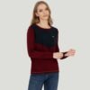 Woman’s Crew Neck Red Pullover